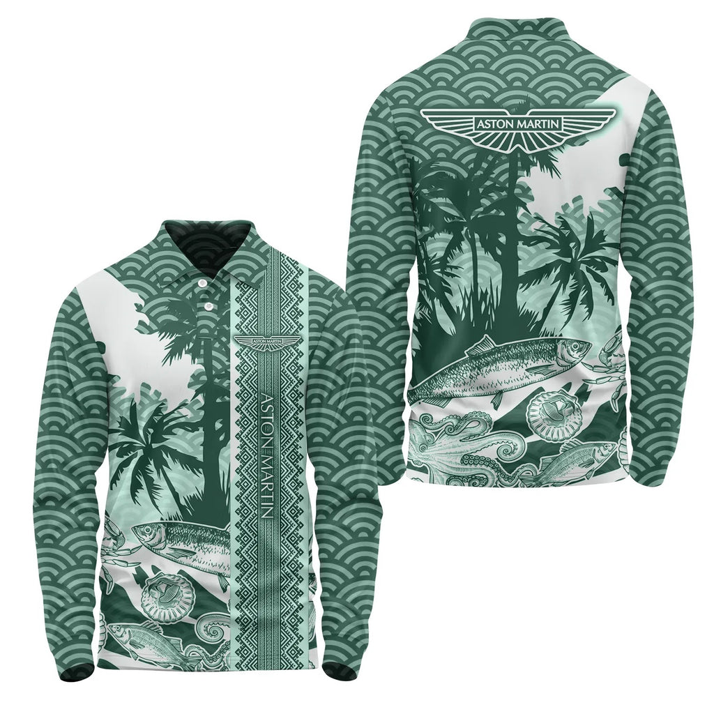 Aston Martin Long Sleeve Polo SHW038