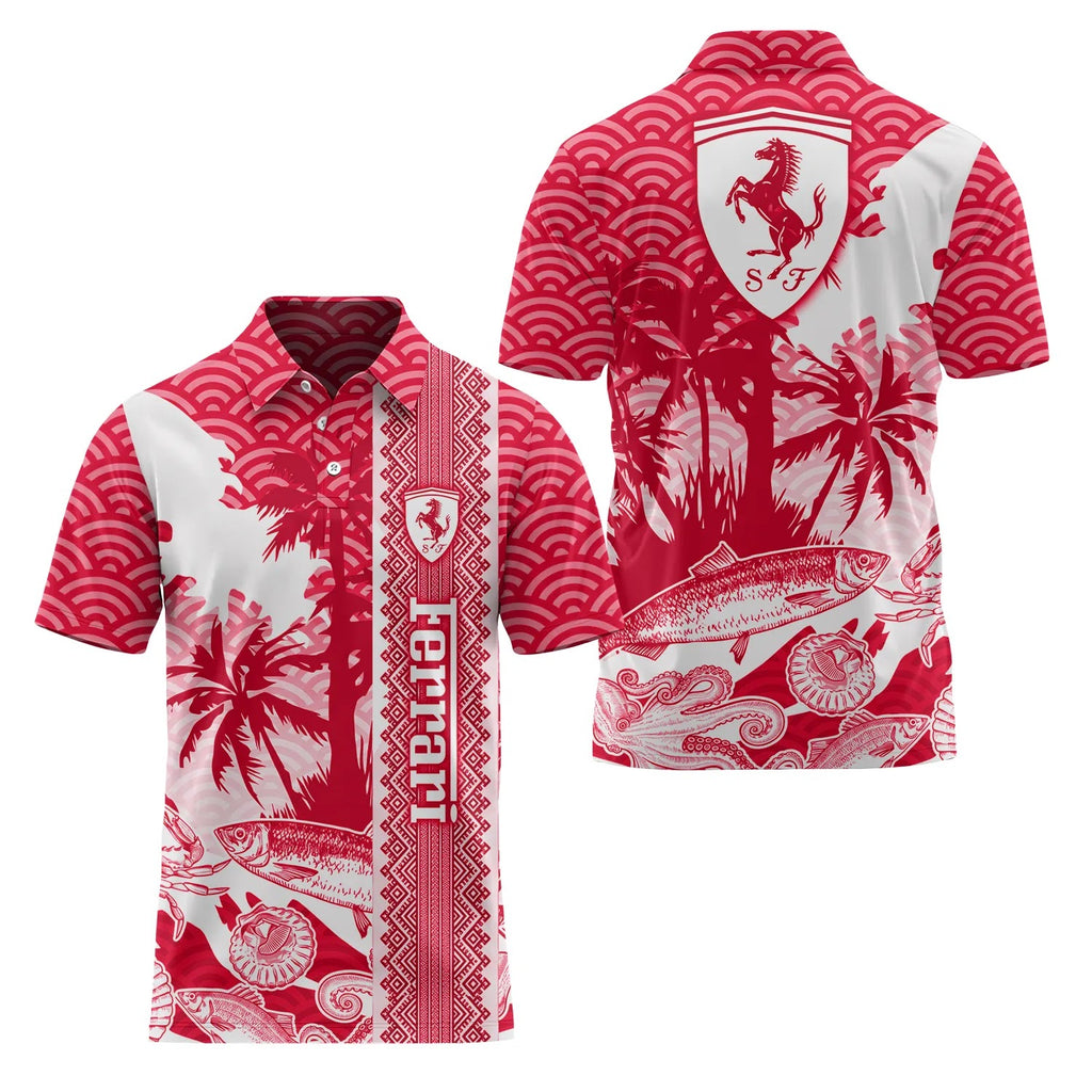 Ferrari Short Sleeve Polo SHW038