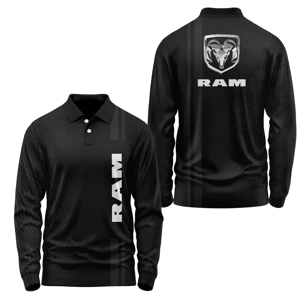 Ram Long Sleeve Polo SC084