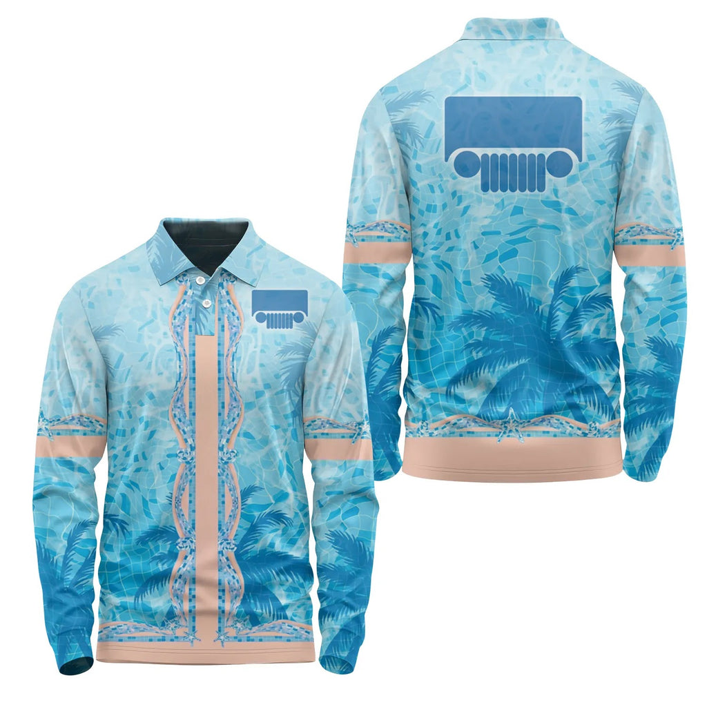 Jeep Long Sleeve Polo SHW026