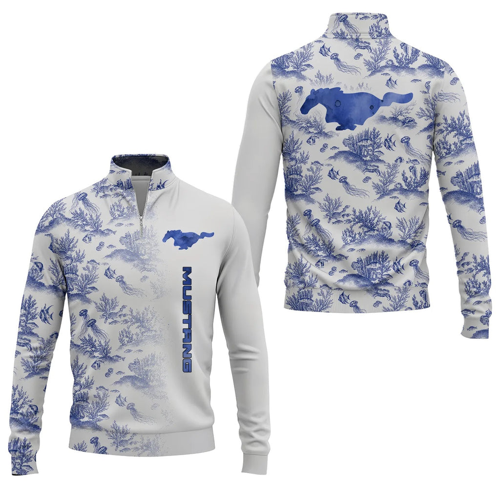 Ford Mustang Quarter-zip Pullover SHW009