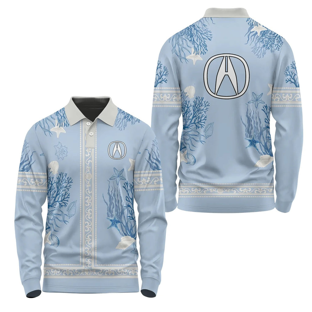 Acura Long Sleeve Polo SHW024
