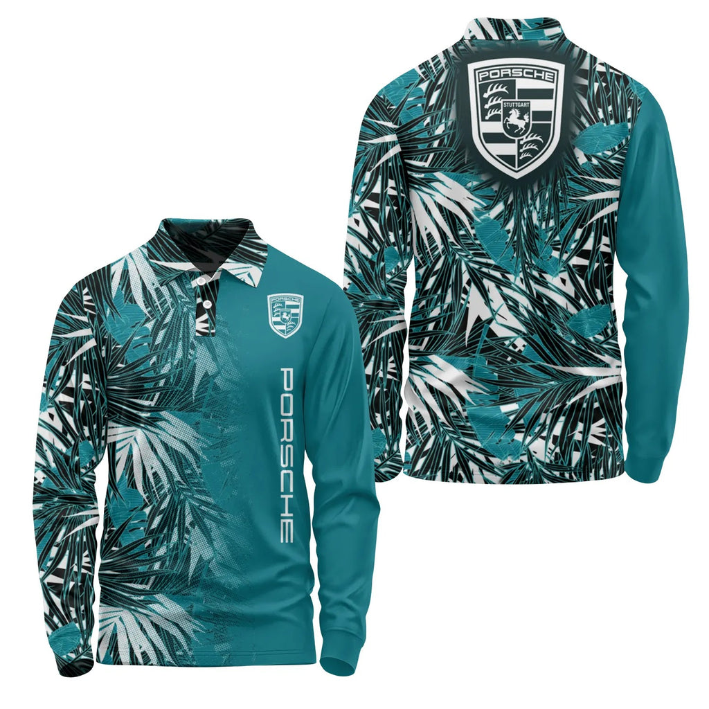 Porsche Long Sleeve Polo SHW060