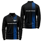 Ford Mustang Long Sleeve Polo SC068