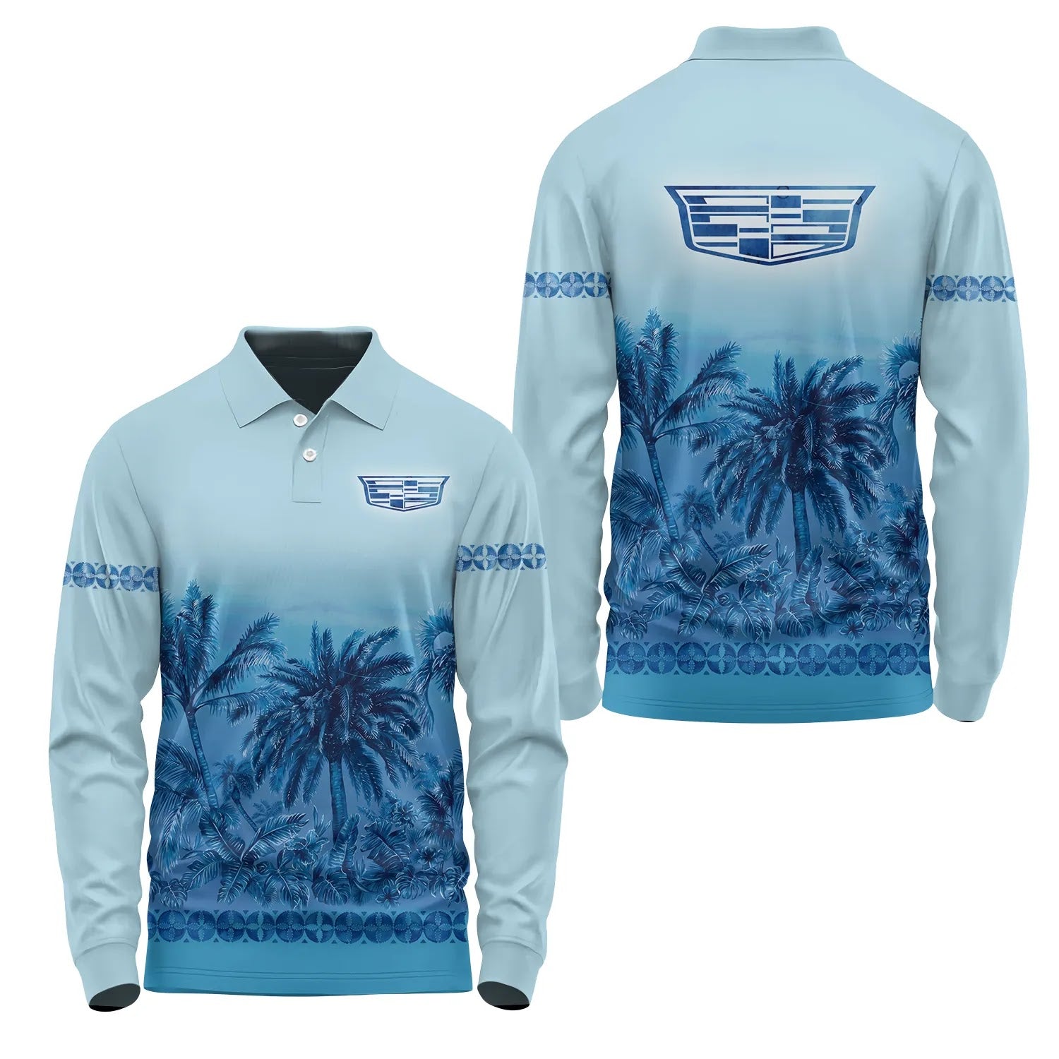 Cadillac Long Sleeve Polo SHW001