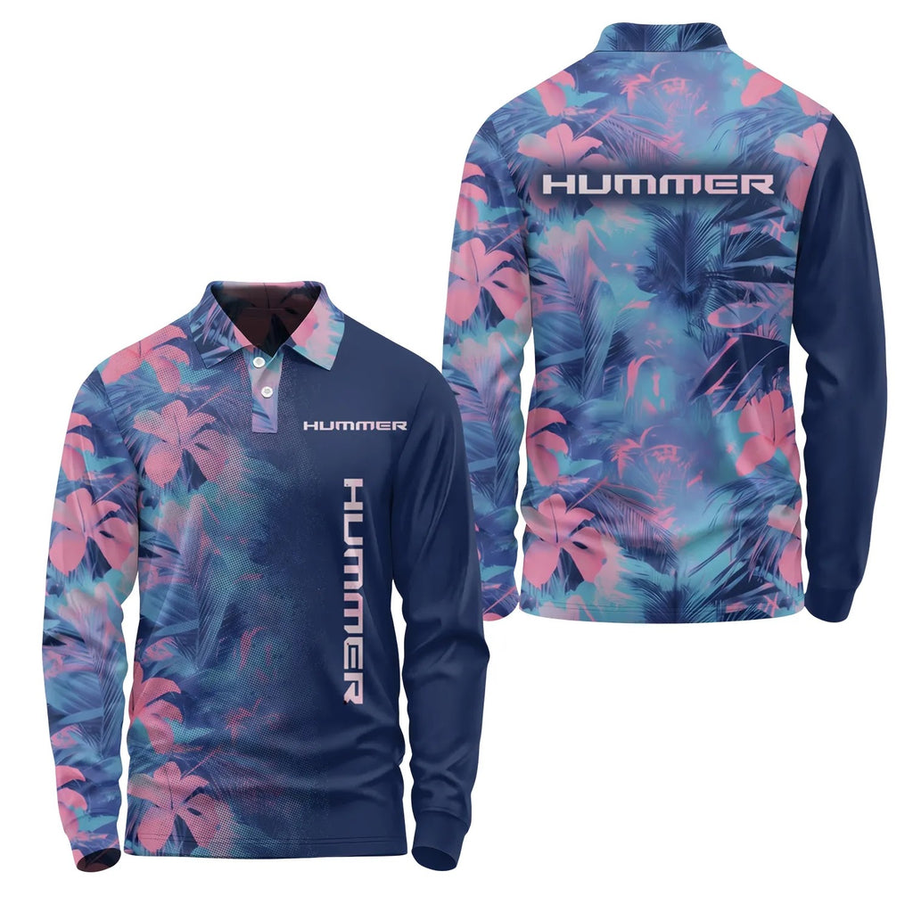 Hummer Long Sleeve Polo SHW054