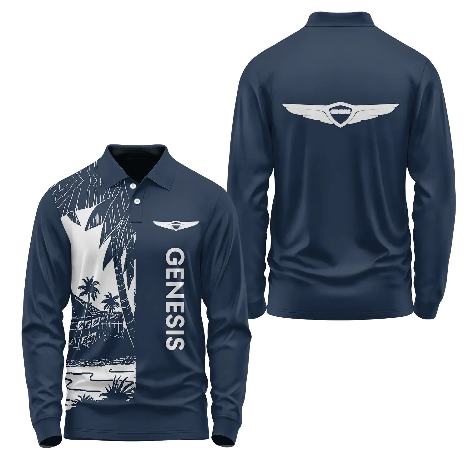 Genesis Long Sleeve Polo SHW031