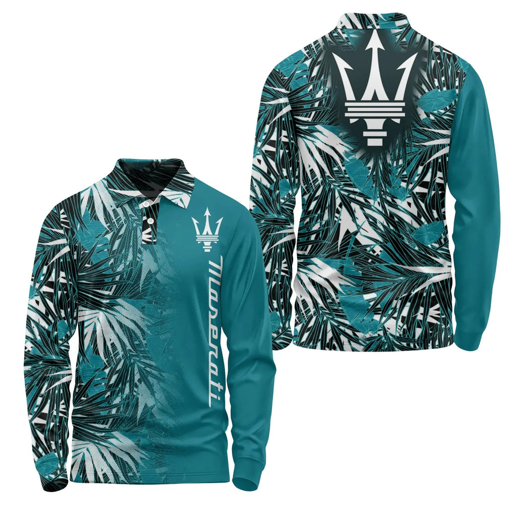 Maserati Long Sleeve Polo SHW060