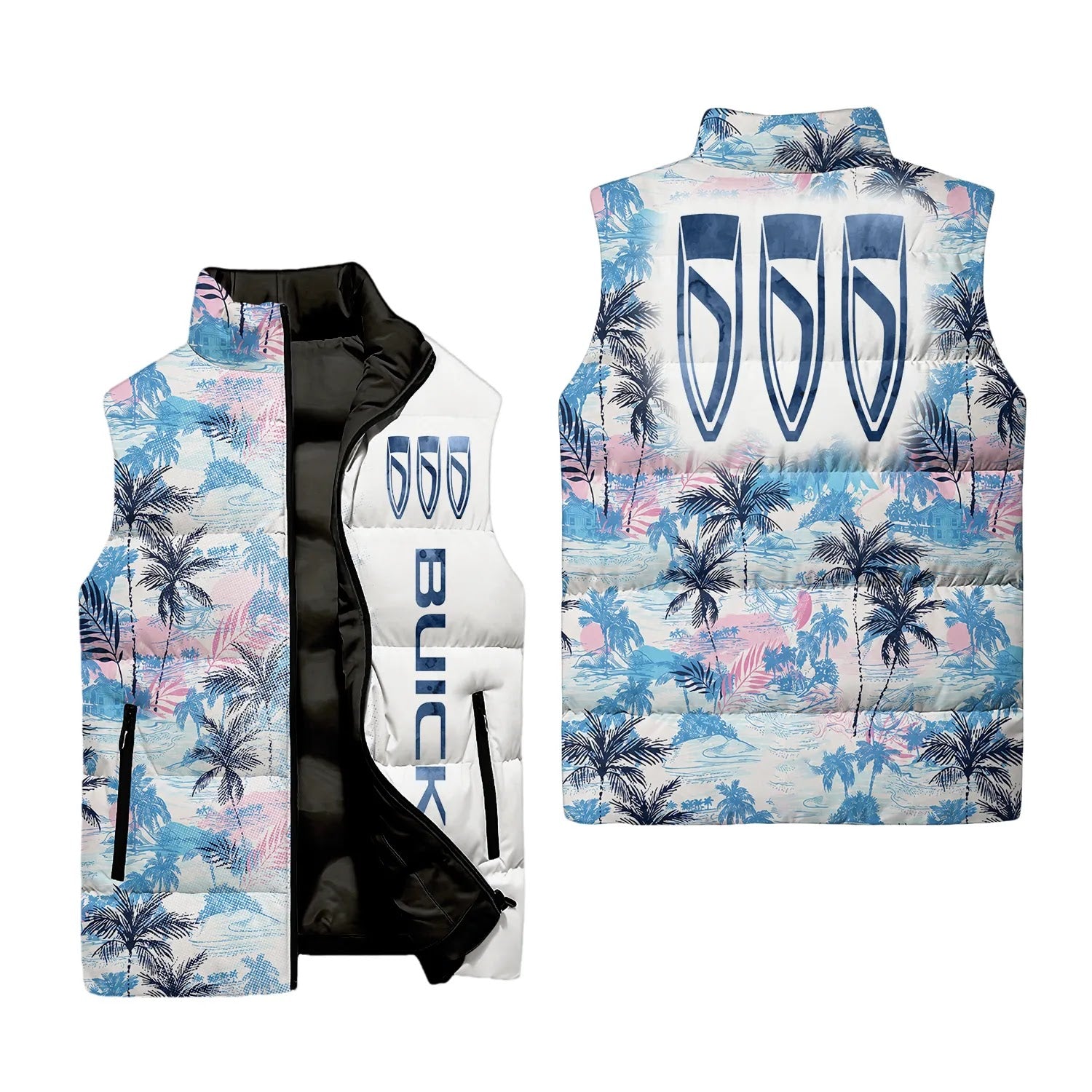 Buick Sleeveless Puffer Jacket SHW029
