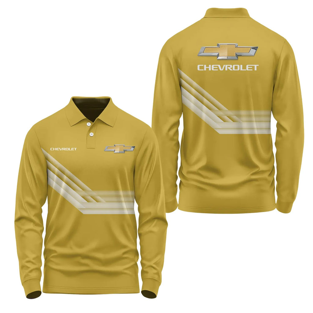 Chevrolet Long Sleeve Polo SC106