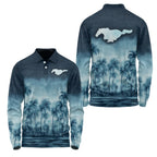 Ford Mustang Long Sleeve Polo SHW021