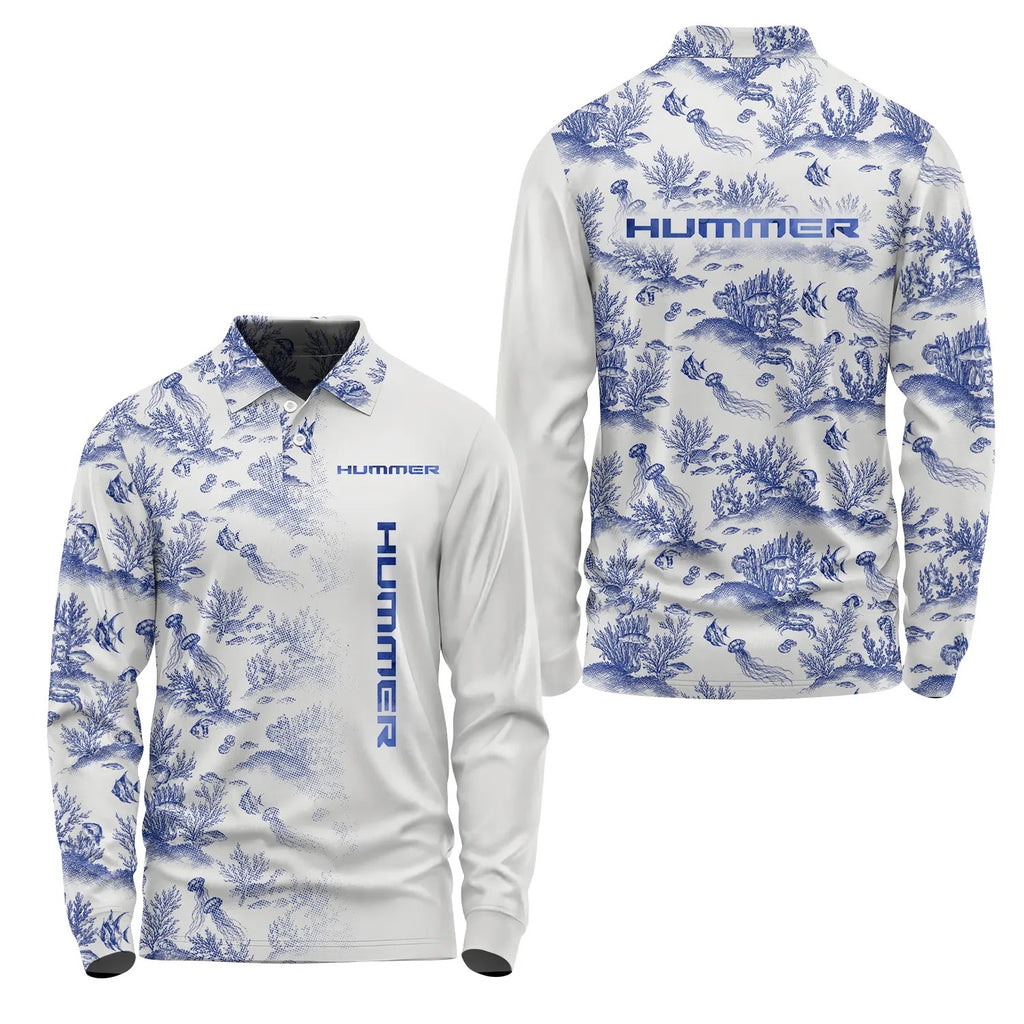 Hummer Long Sleeve Polo SHW009