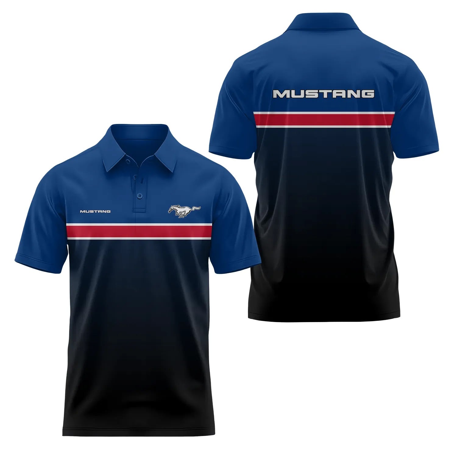 Ford Mustang Short Sleeve Polo SC050