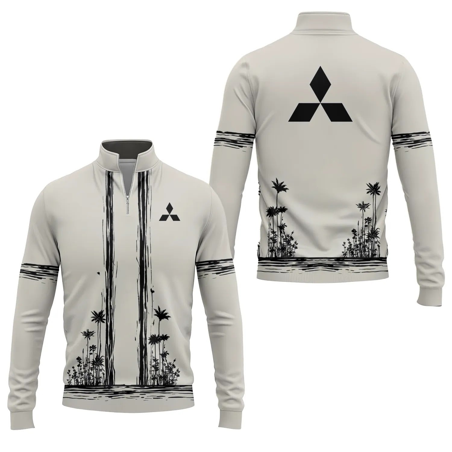 Mitsubishi Quarter-zip Pullover SHW043