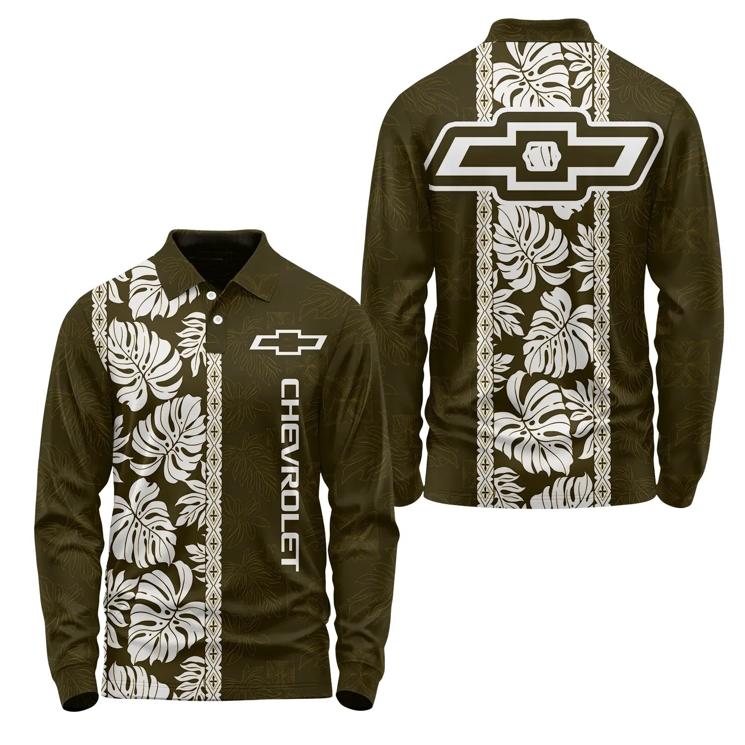 Chevrolet Long Sleeve Polo SHW046