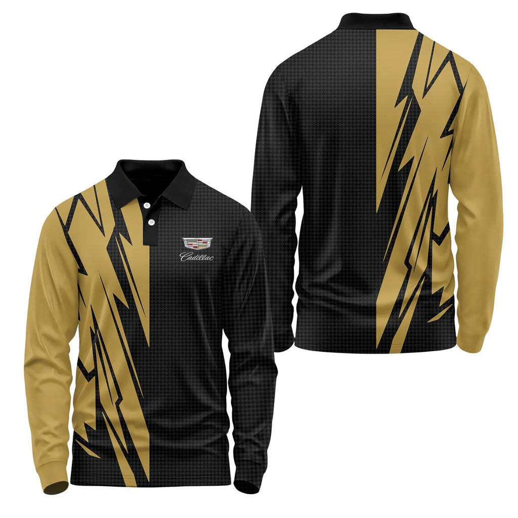 Cadillac Long Sleeve Polo SC062