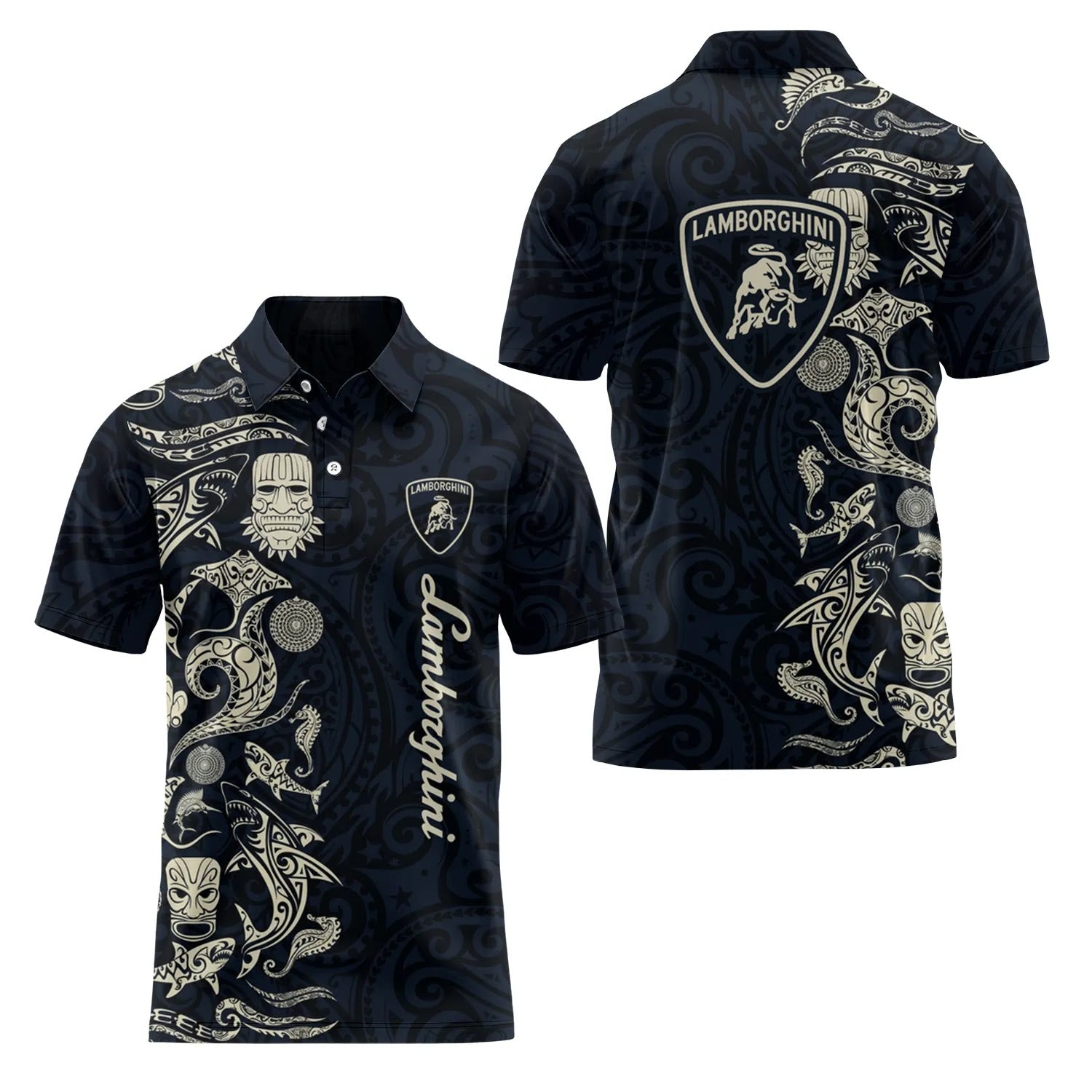 Lamborghini Short Sleeve Polo SHW033