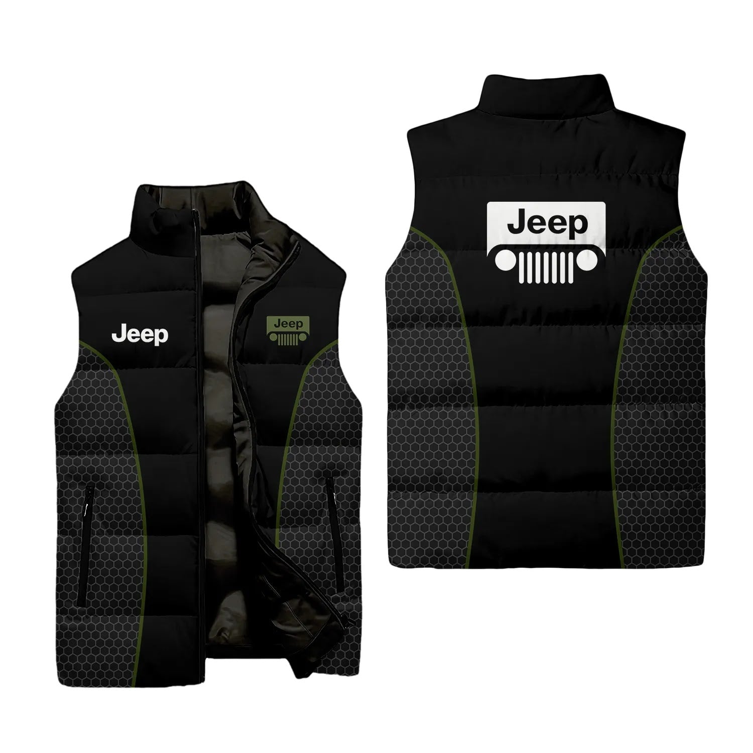 Jeep Sleeveless Puffer Jacket SC072