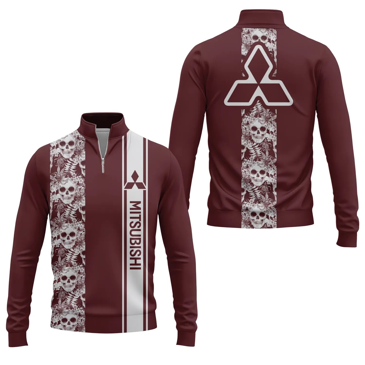 Mitsubishi Quarter-zip Pullover SHW042