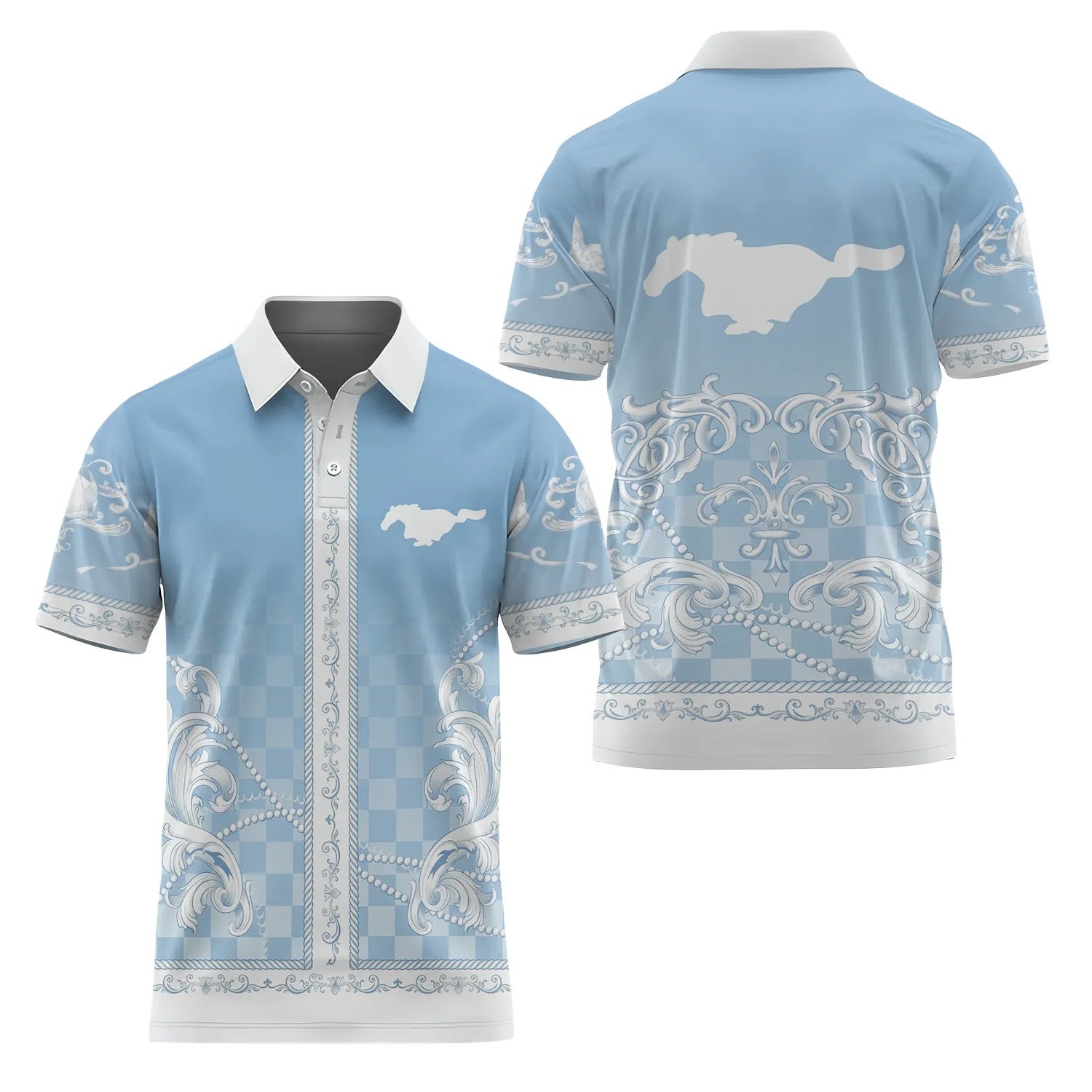 Ford Mustang Short Sleeve Polo SHW025