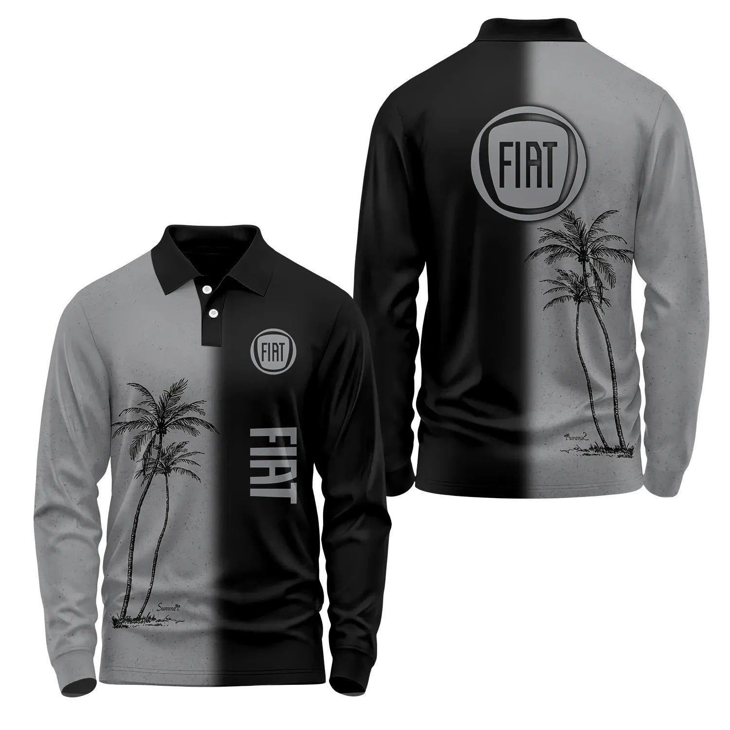 Fiat Long Sleeve Polo SHW037