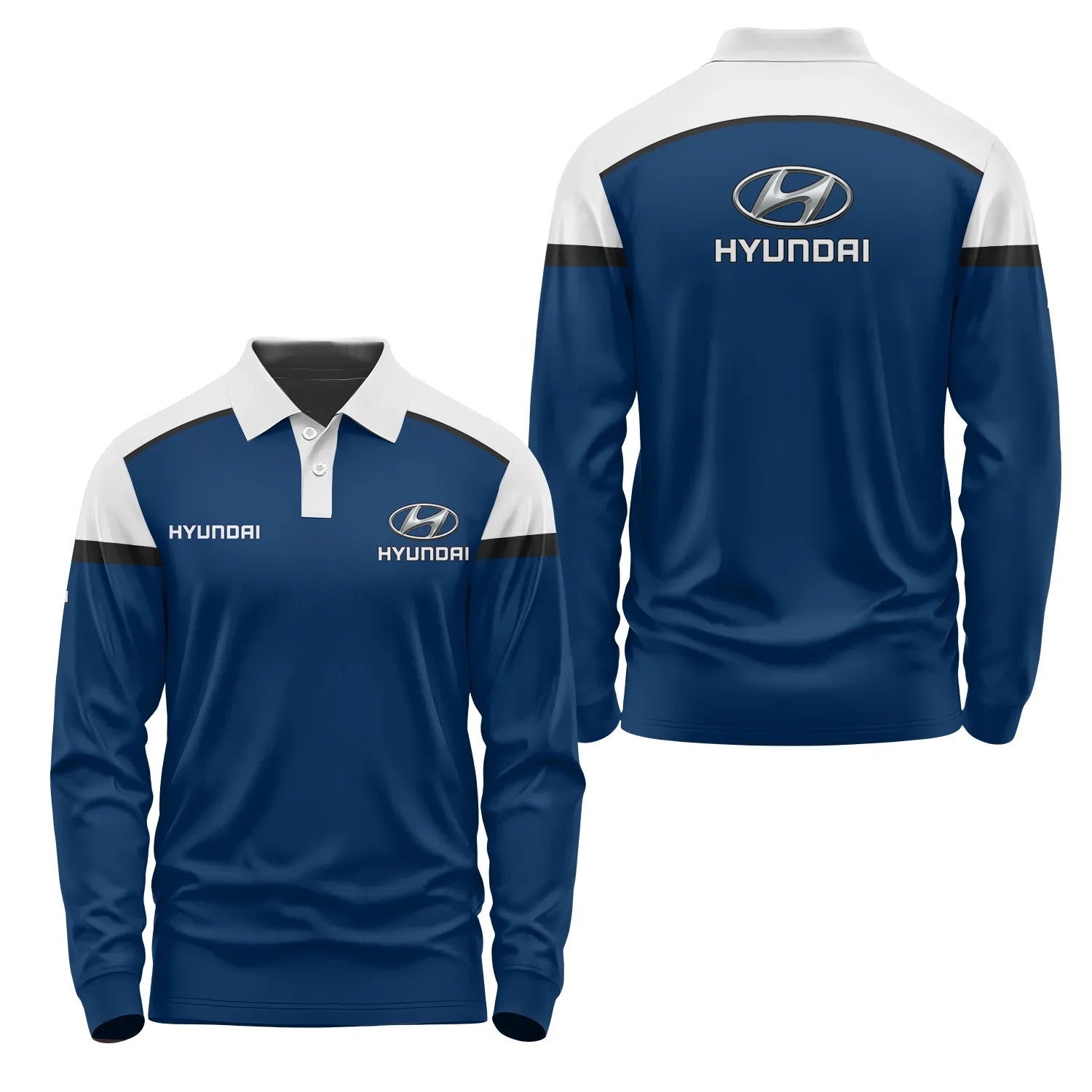 Hyundai Long Sleeve Polo SC087