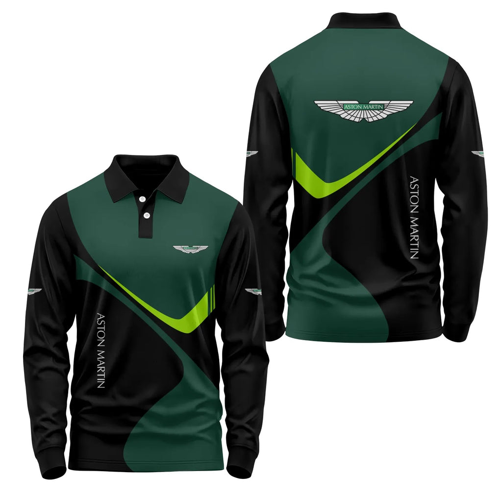 Aston Martin Long Sleeve Polo SC058