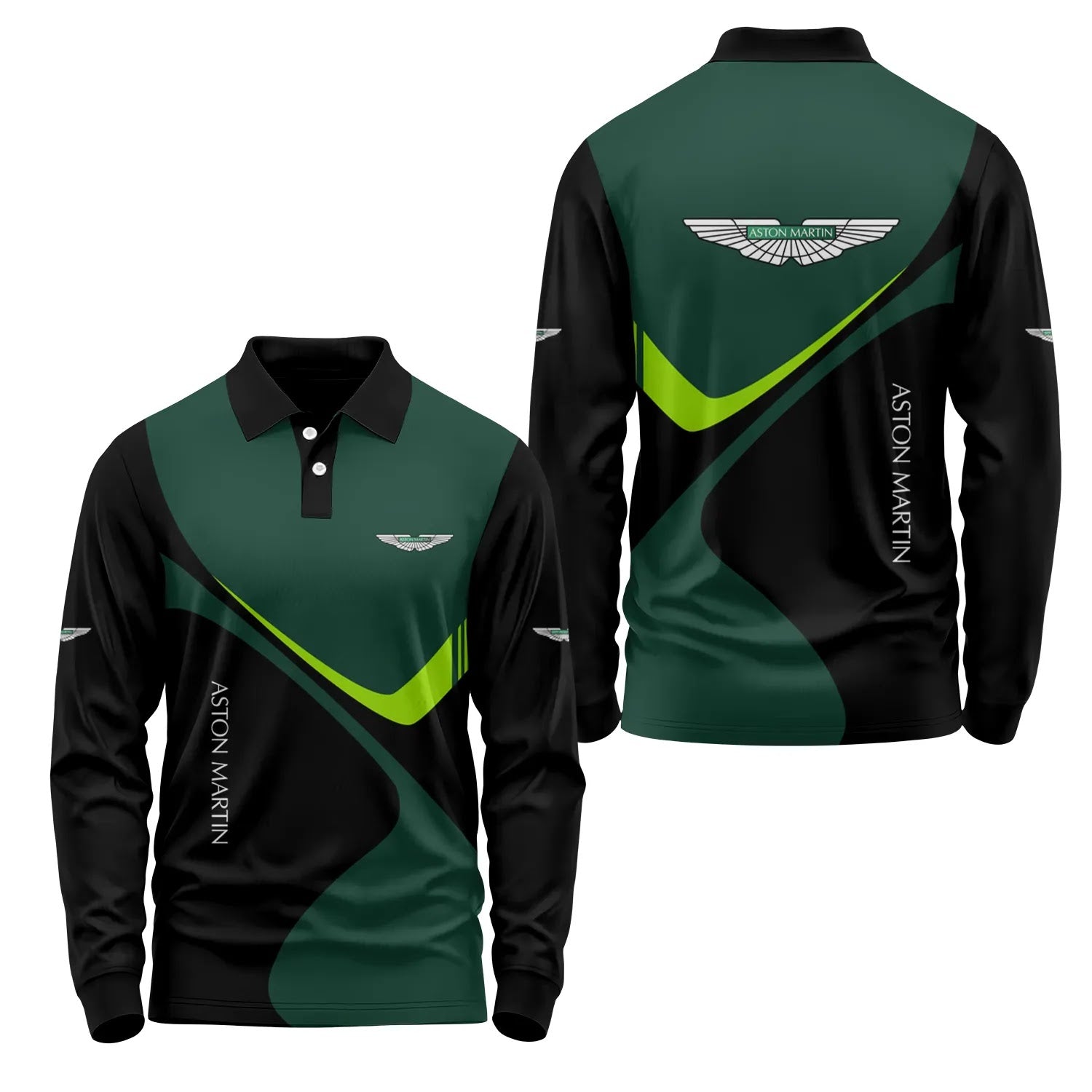 Aston Martin Long Sleeve Polo SC058