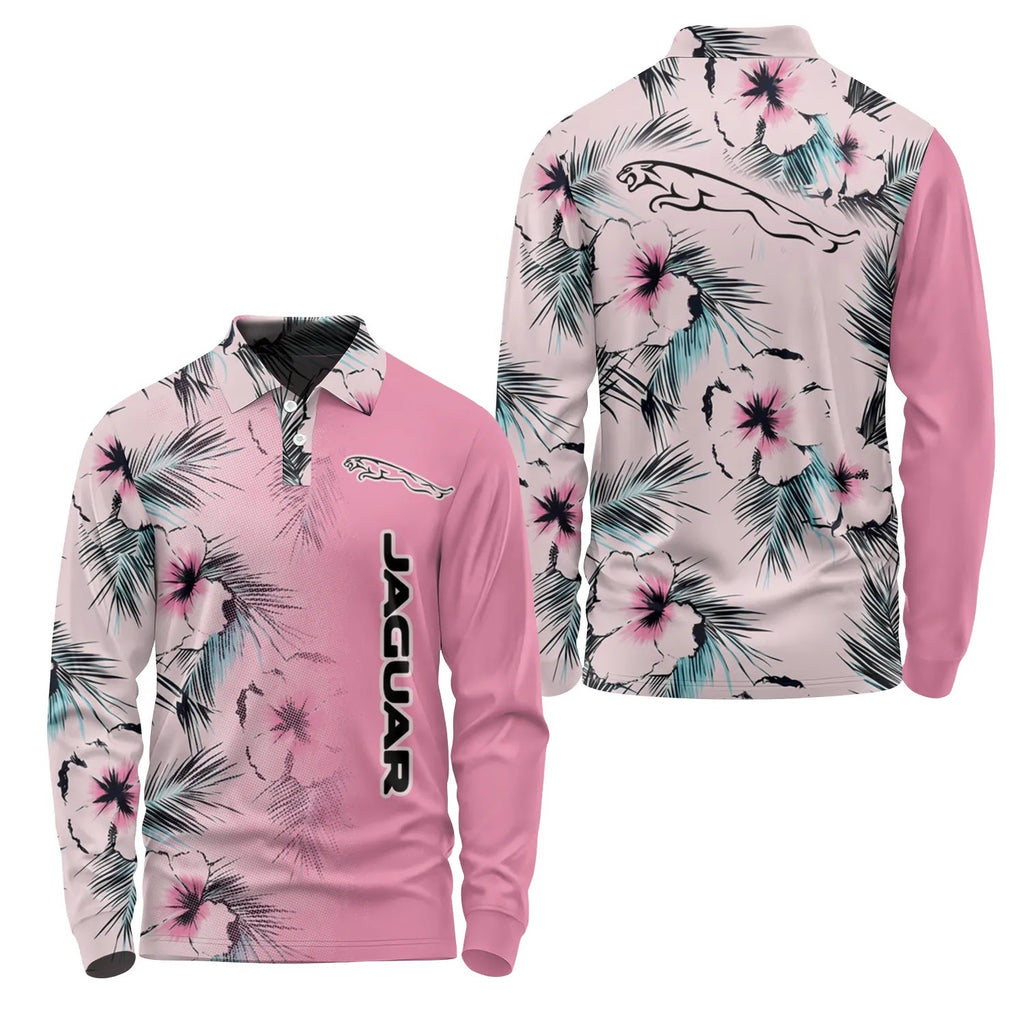 Jaguar Long Sleeve Polo SHW056