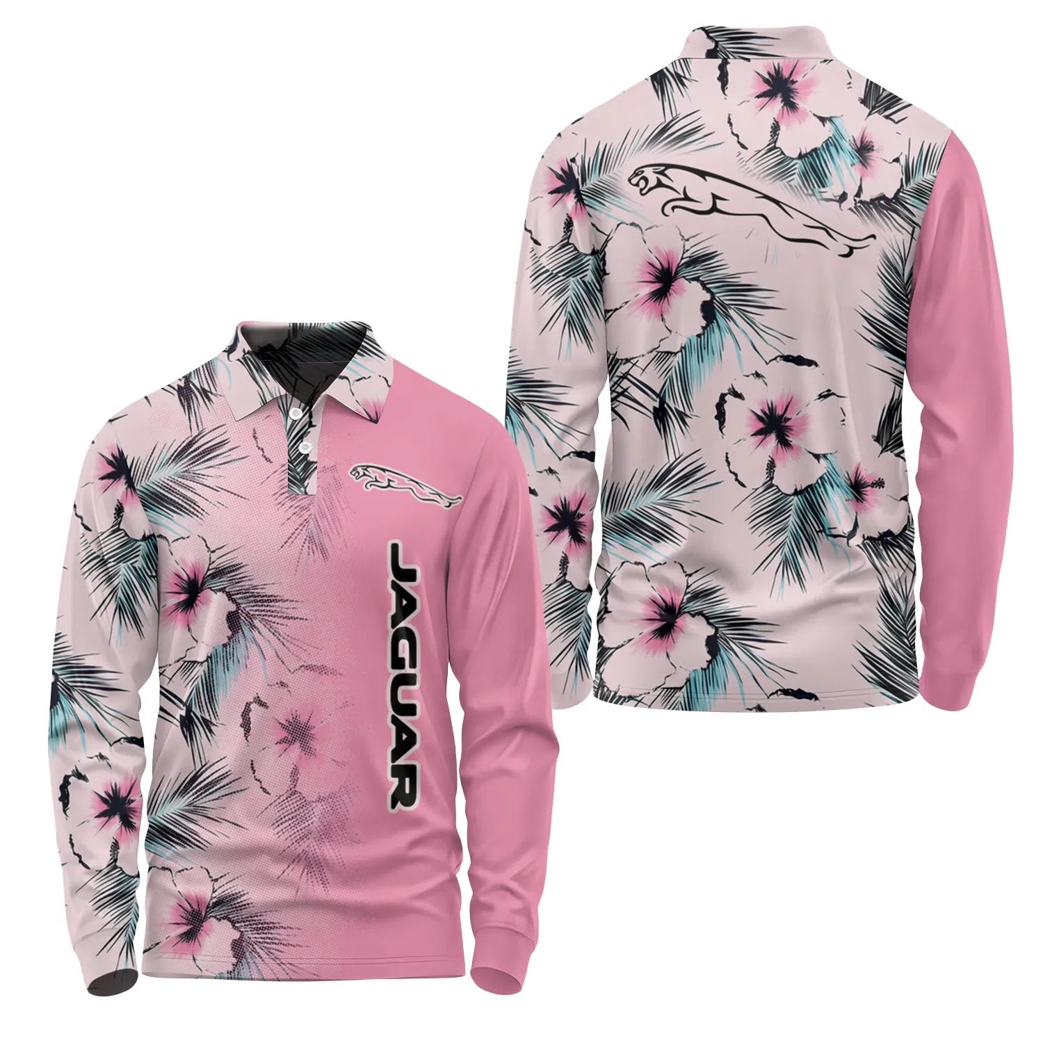 Jaguar Long Sleeve Polo SHW056