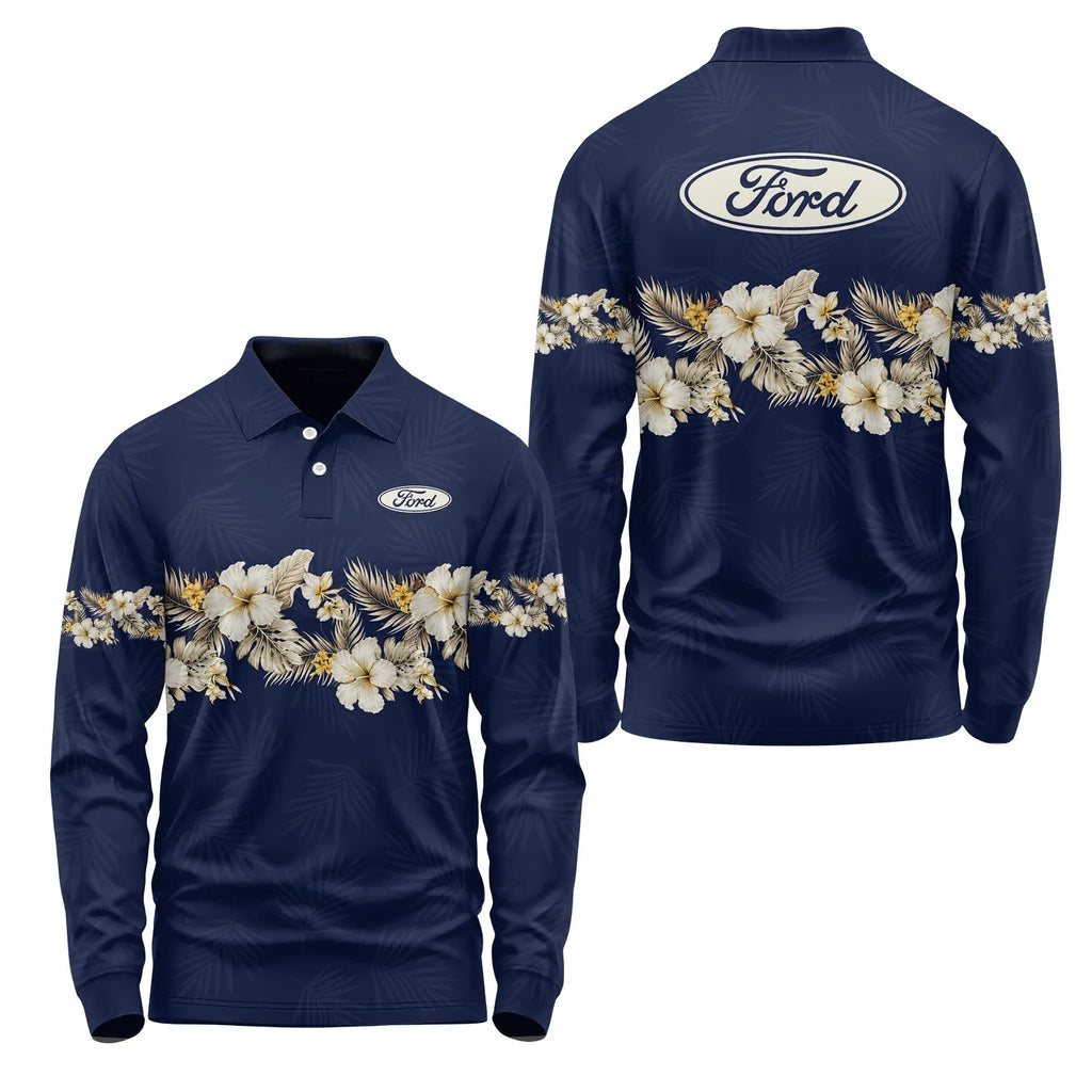 Ford Long Sleeve Polo SHW047