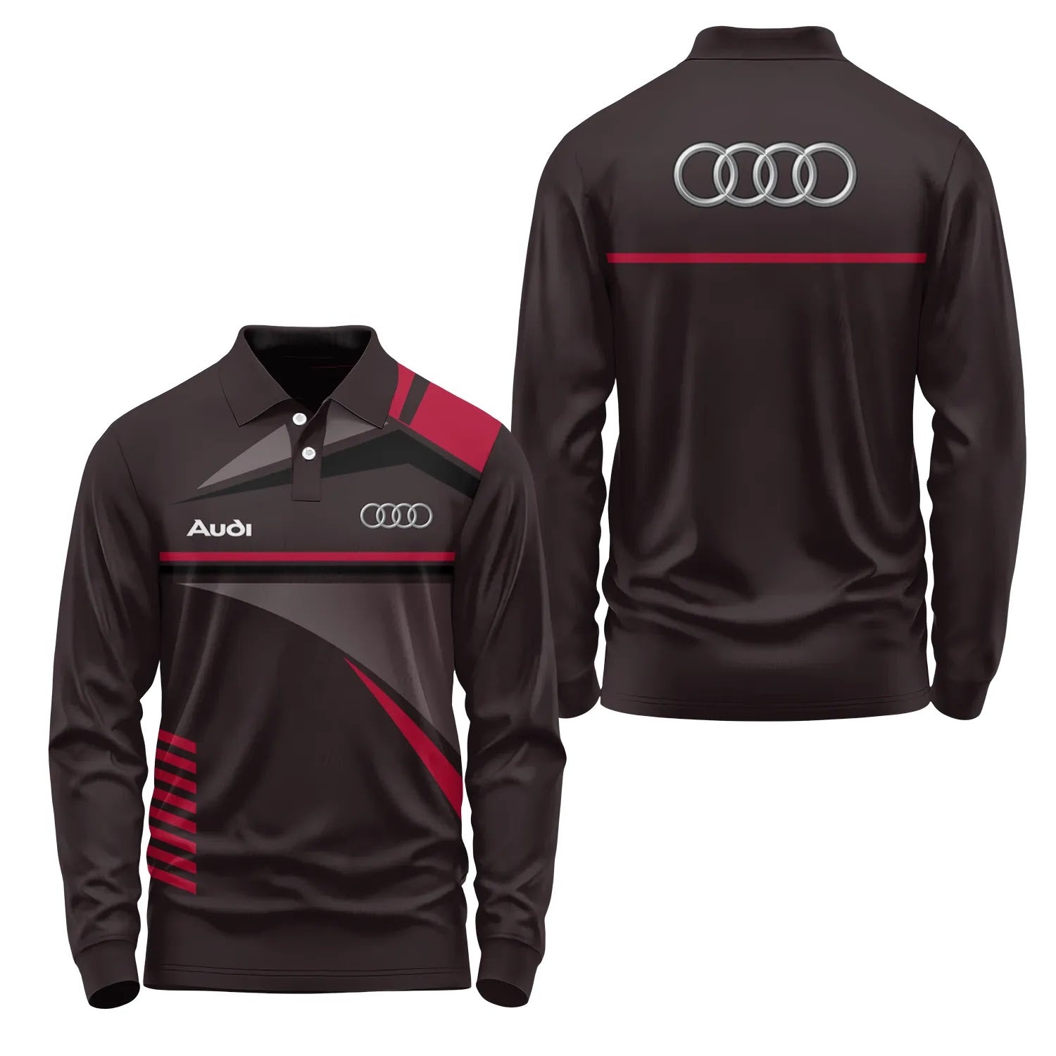 Audi Long Sleeve Polo SC067