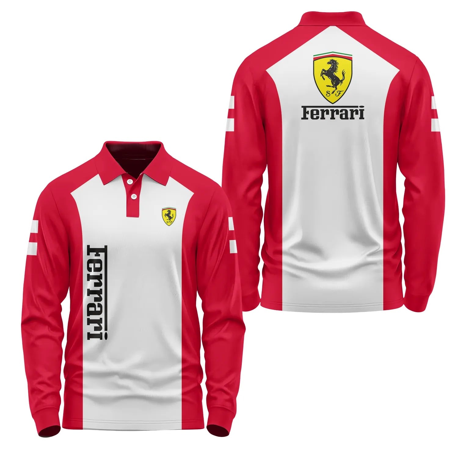 Ferrari Long Sleeve Polo SC078