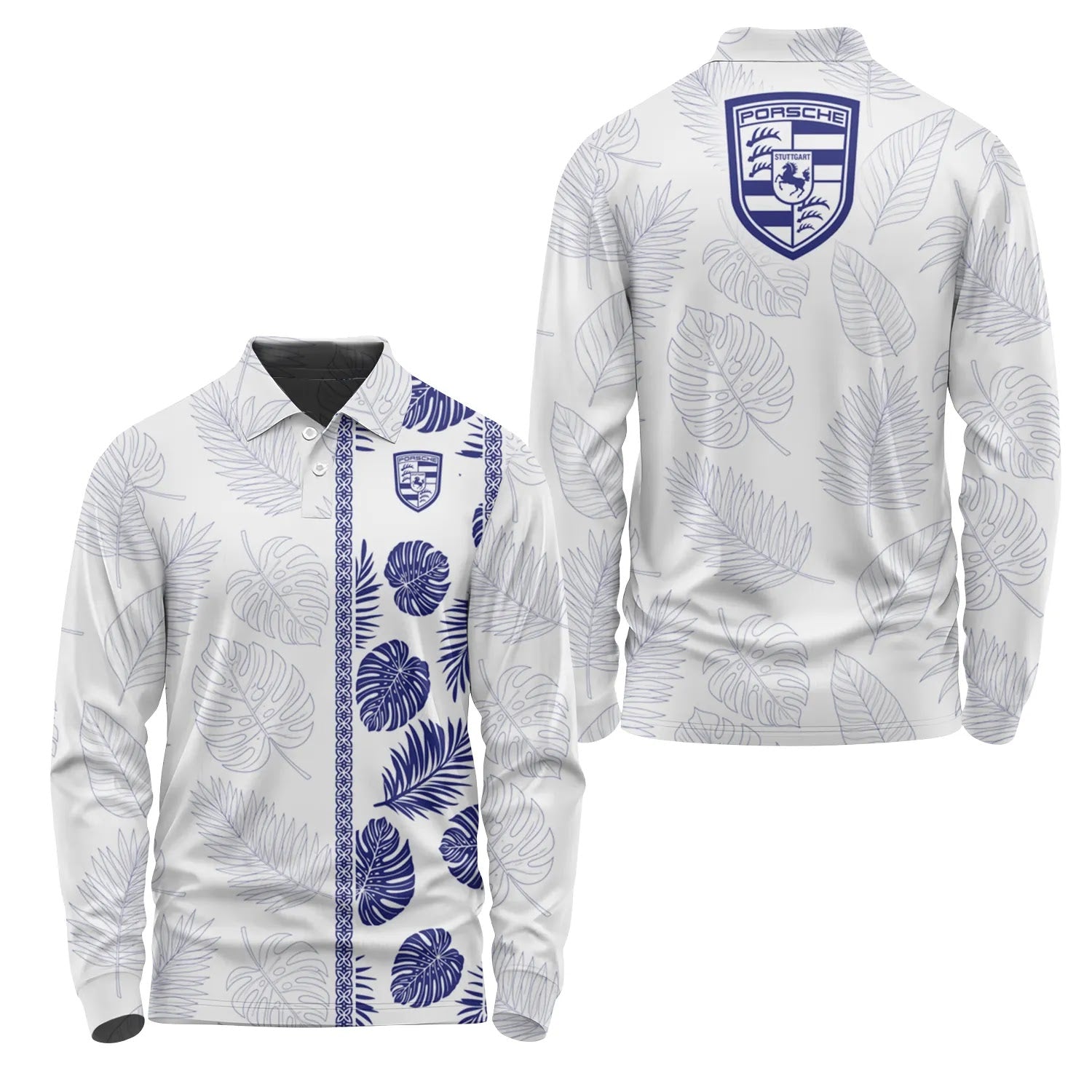 Porsche Long Sleeve Polo SHW023