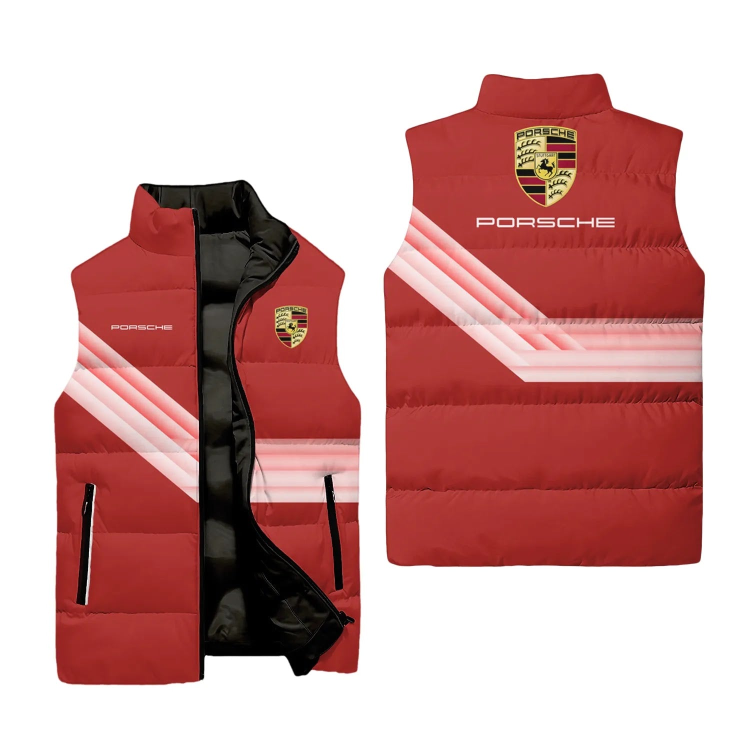 Porsche Sleeveless Puffer Jacket SC106