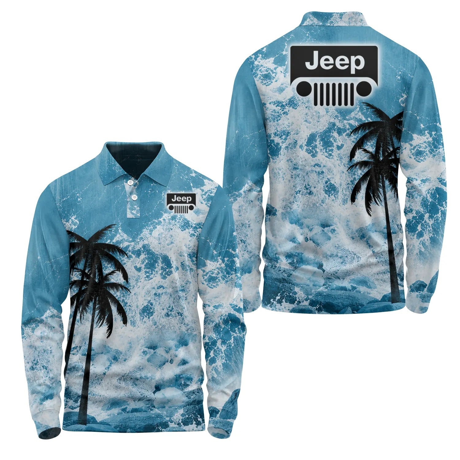 Jeep Long Sleeve Polo SHW052