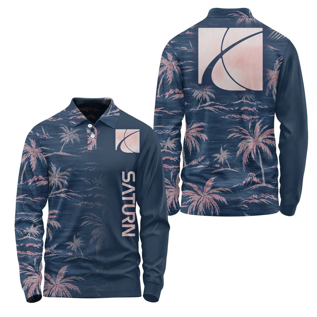 Saturn Long Sleeve Polo SHW013