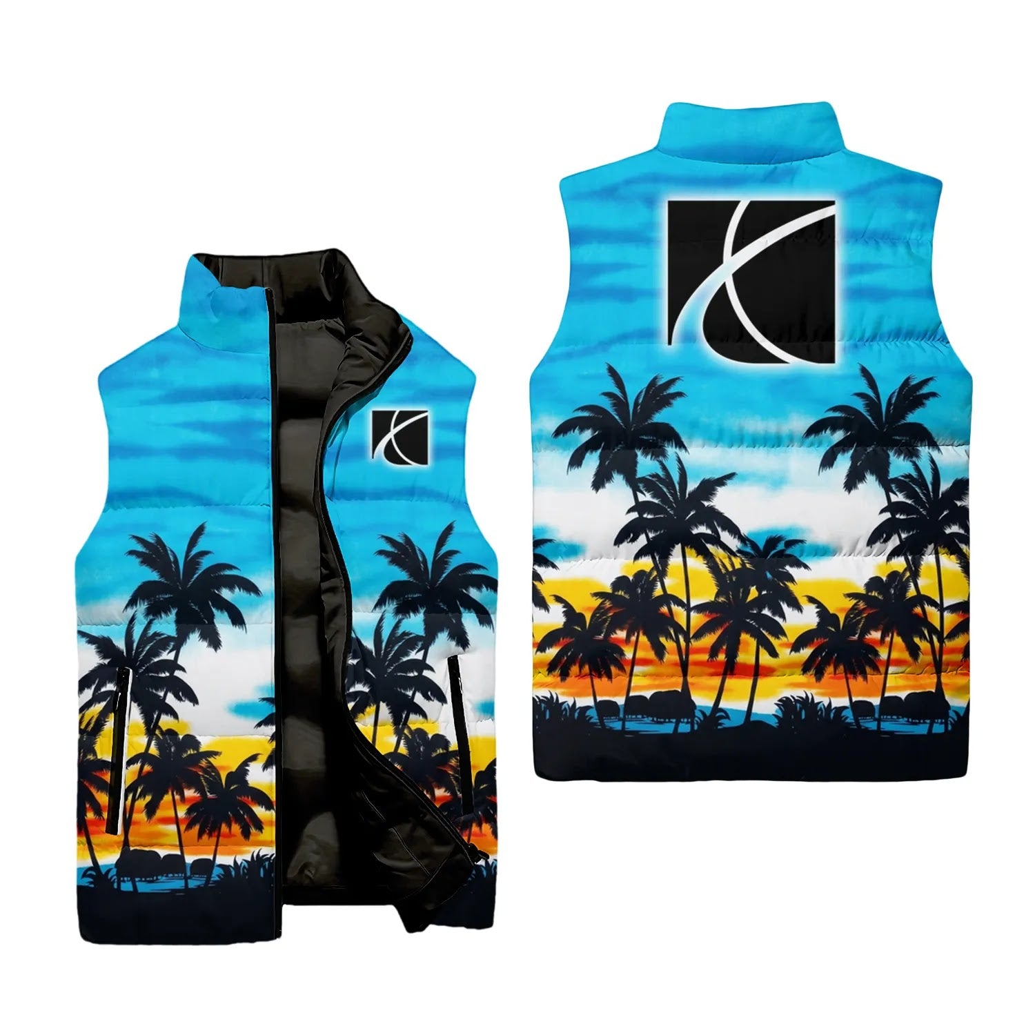 Saturn Sleeveless Puffer Jacket SHW051