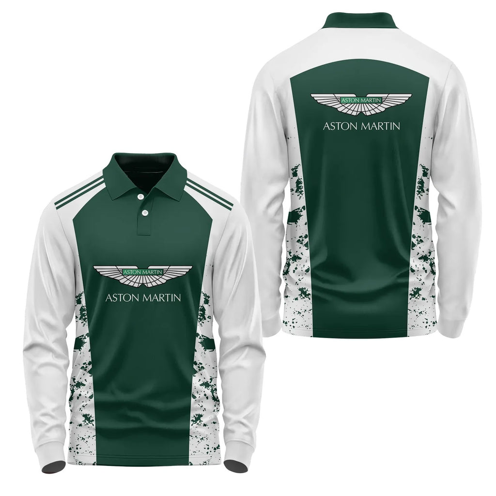 Aston Martin Long Sleeve Polo SC089