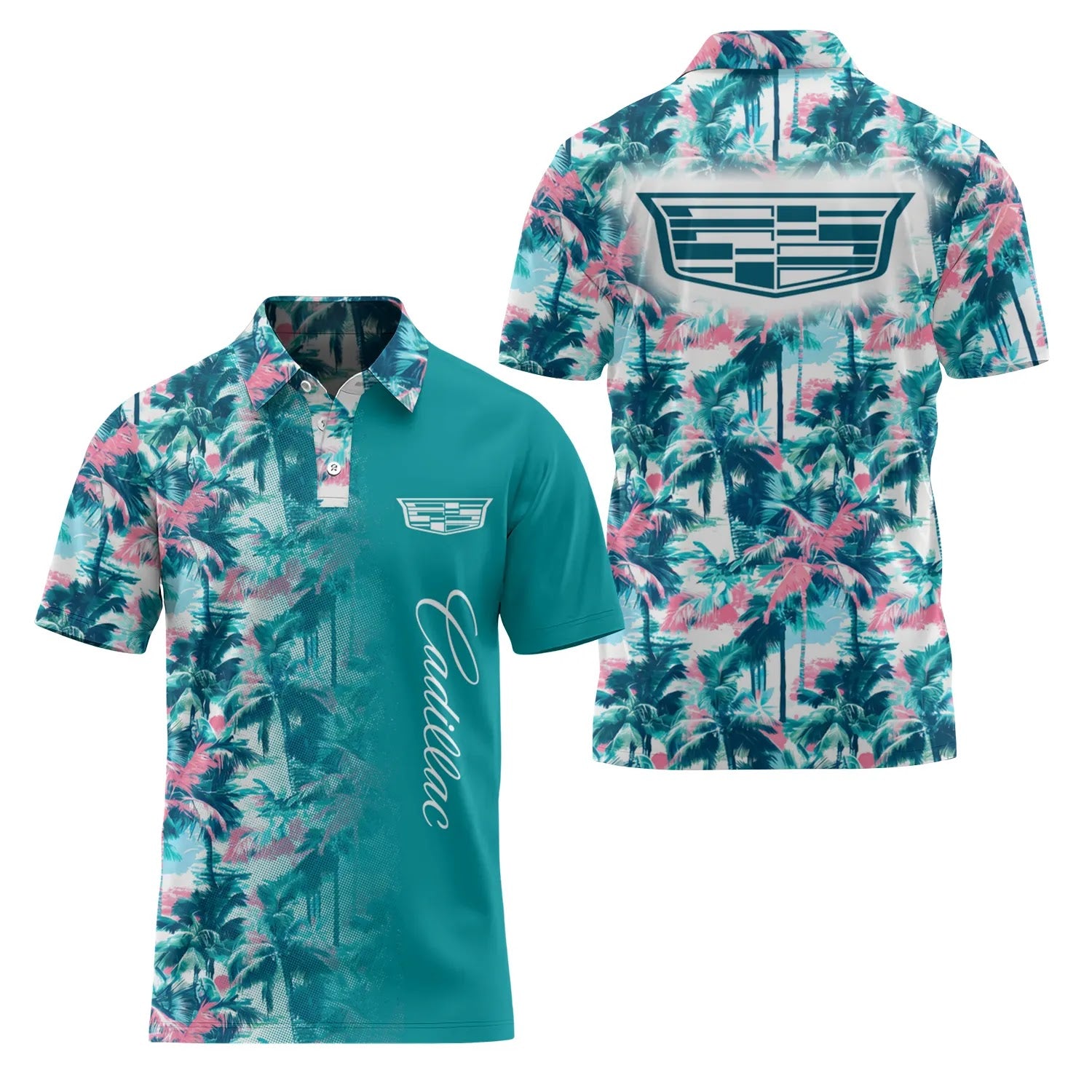 Cadillac Short Sleeve Polo SHW061