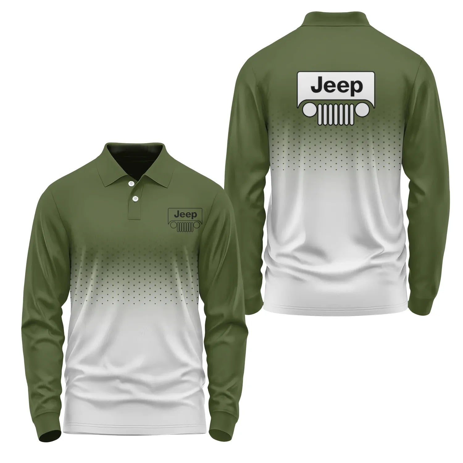 Jeep Long Sleeve Polo SC094