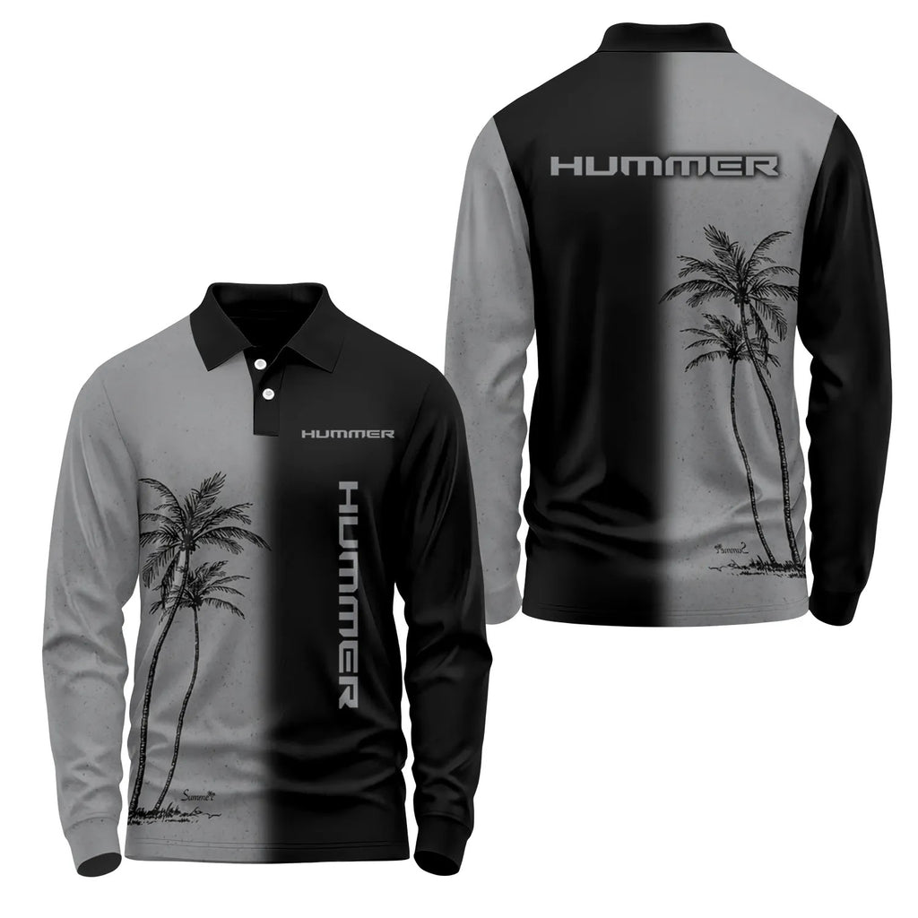 Hummer Long Sleeve Polo SHW037