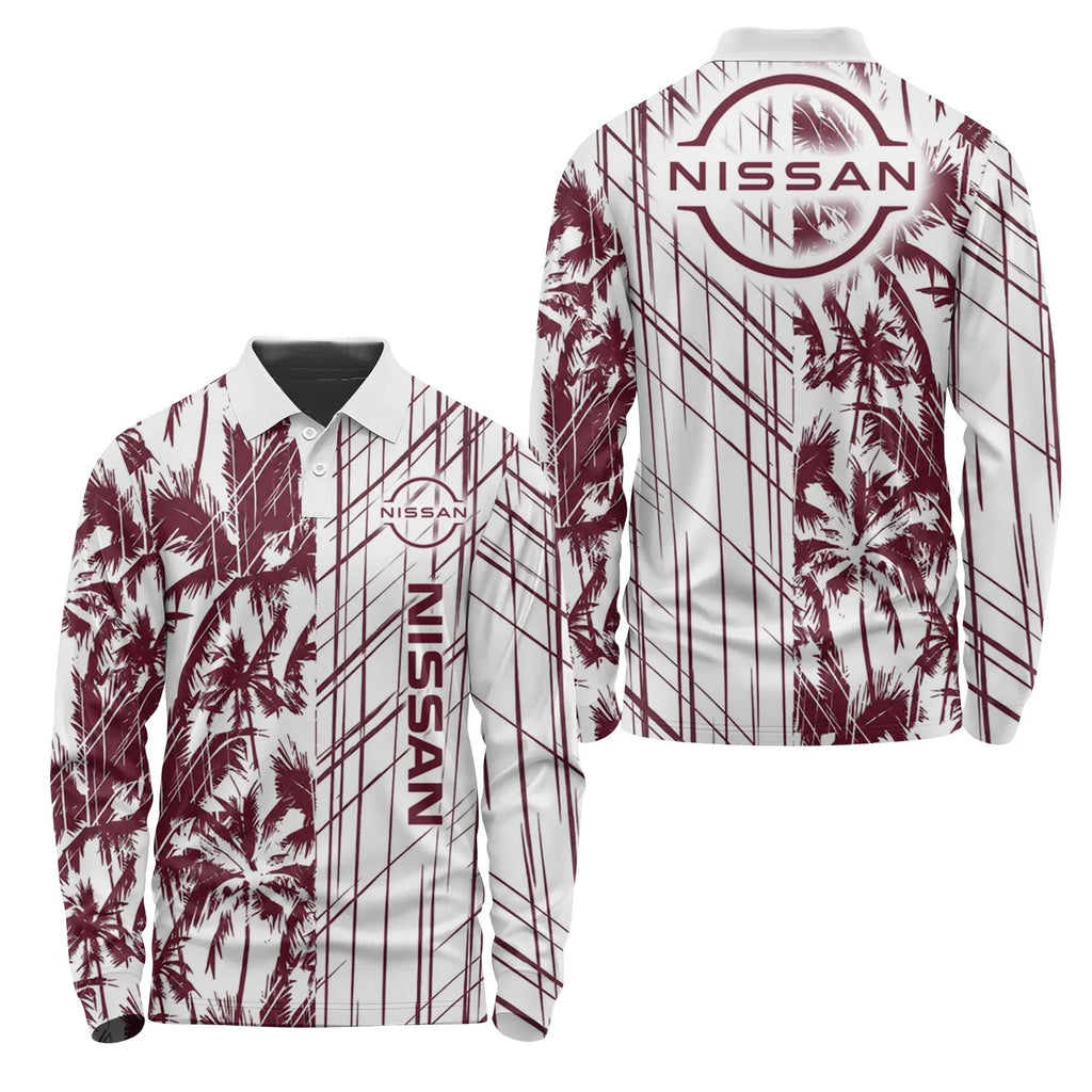 Nissan Long Sleeve Polo SHW041