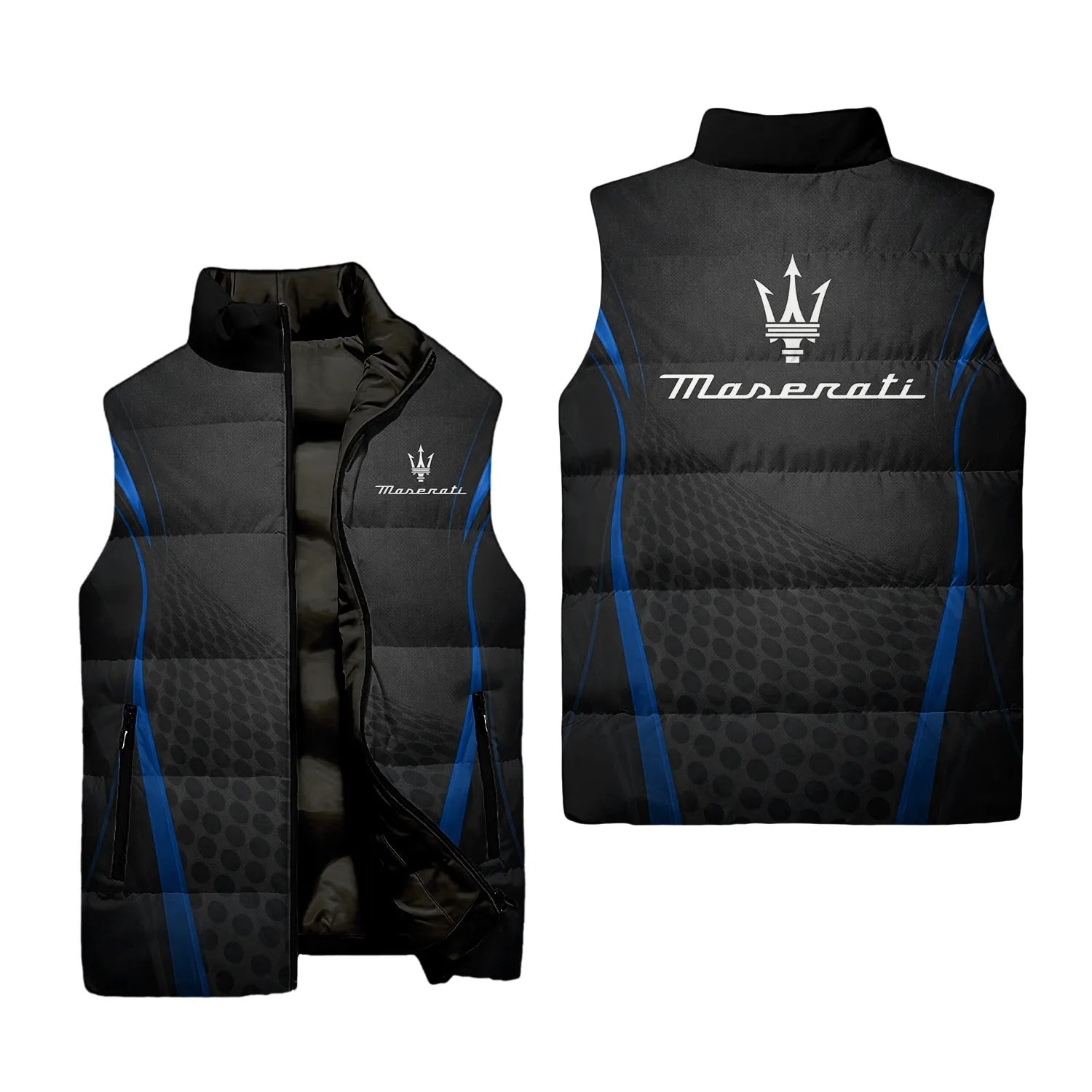 Maserati Sleeveless Puffer Jacket SC056