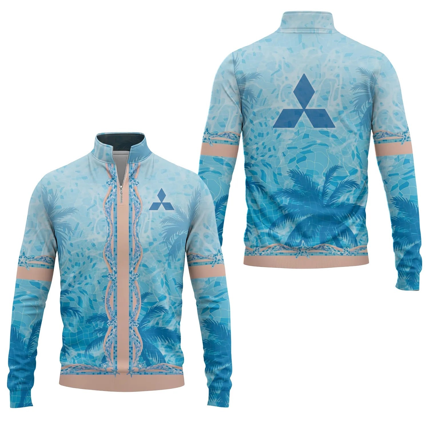 Mitsubishi Quarter-zip Pullover SHW026