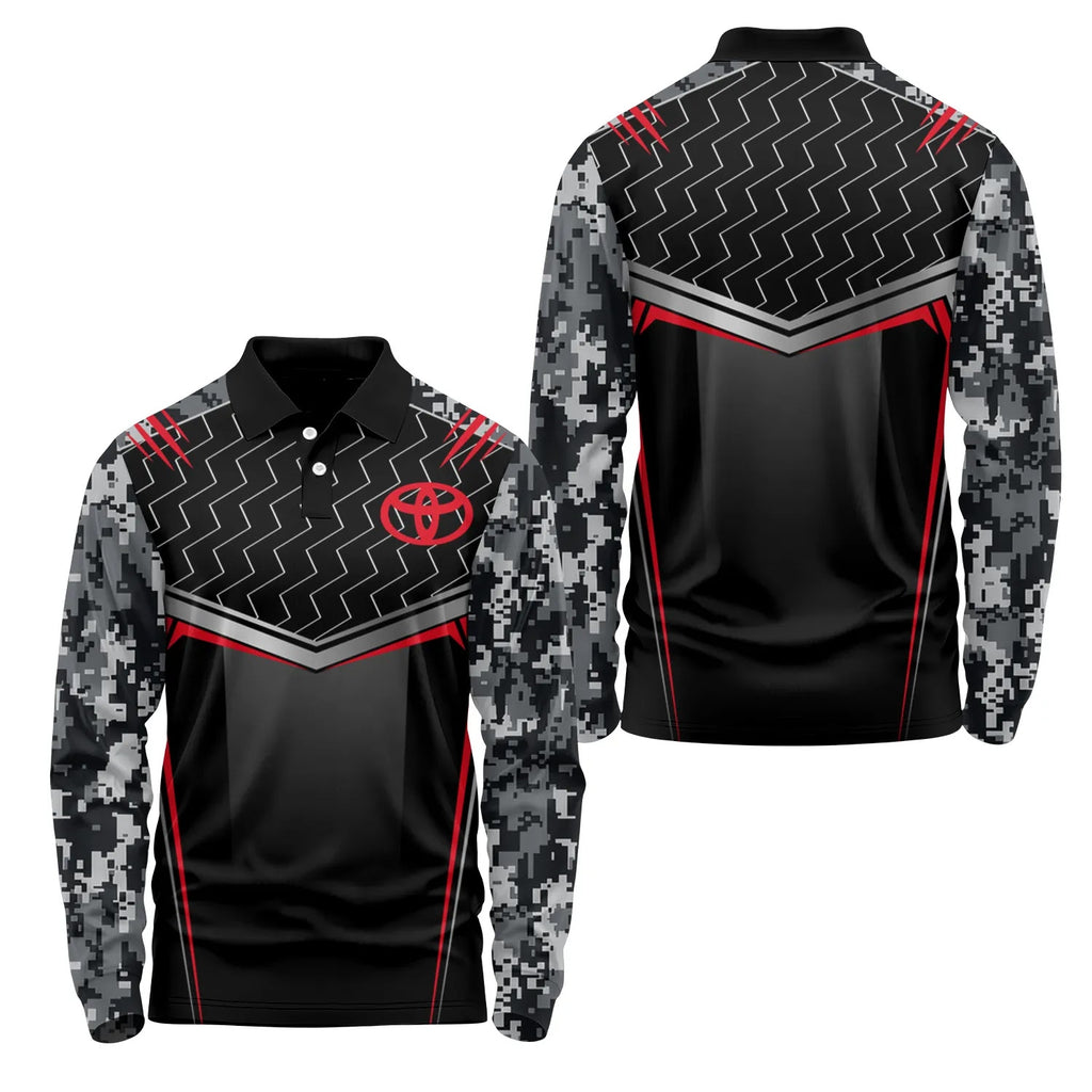Toyota Long Sleeve Polo SC115