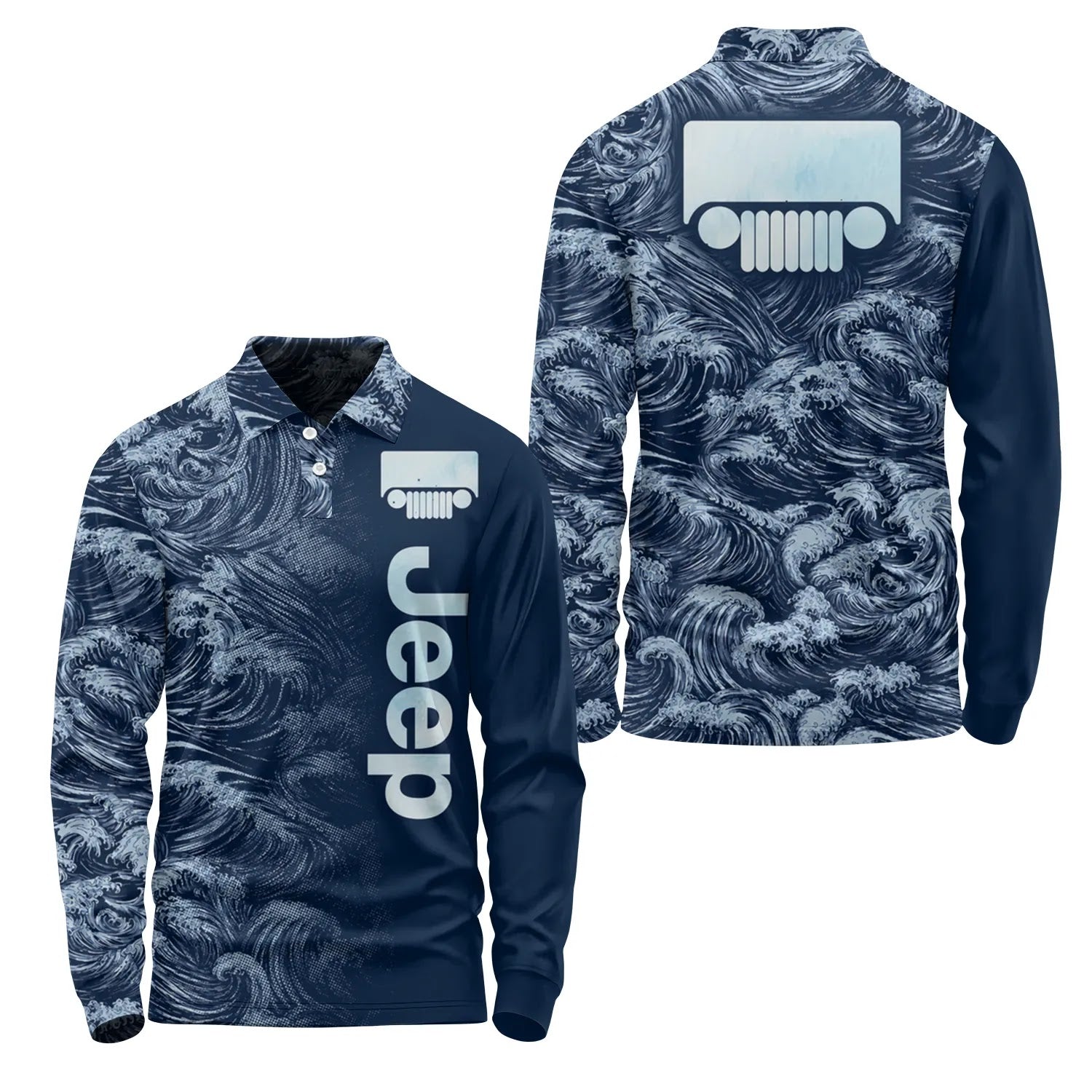 Jeep Long Sleeve Polo SHW010