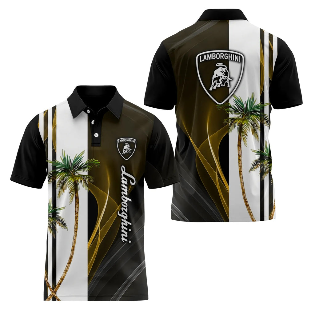 Lamborghini Short Sleeve Polo SHW036