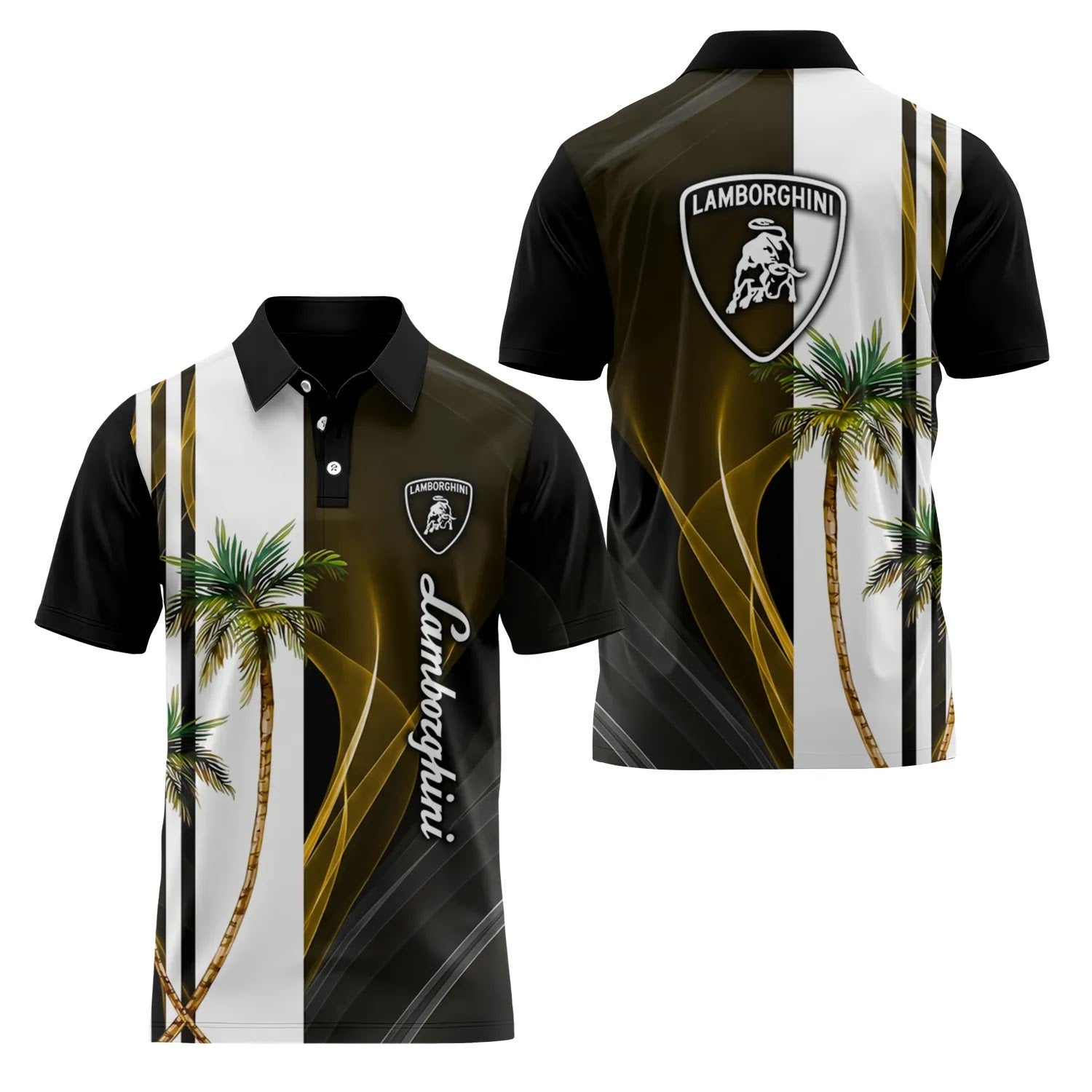 Lamborghini Short Sleeve Polo SHW036