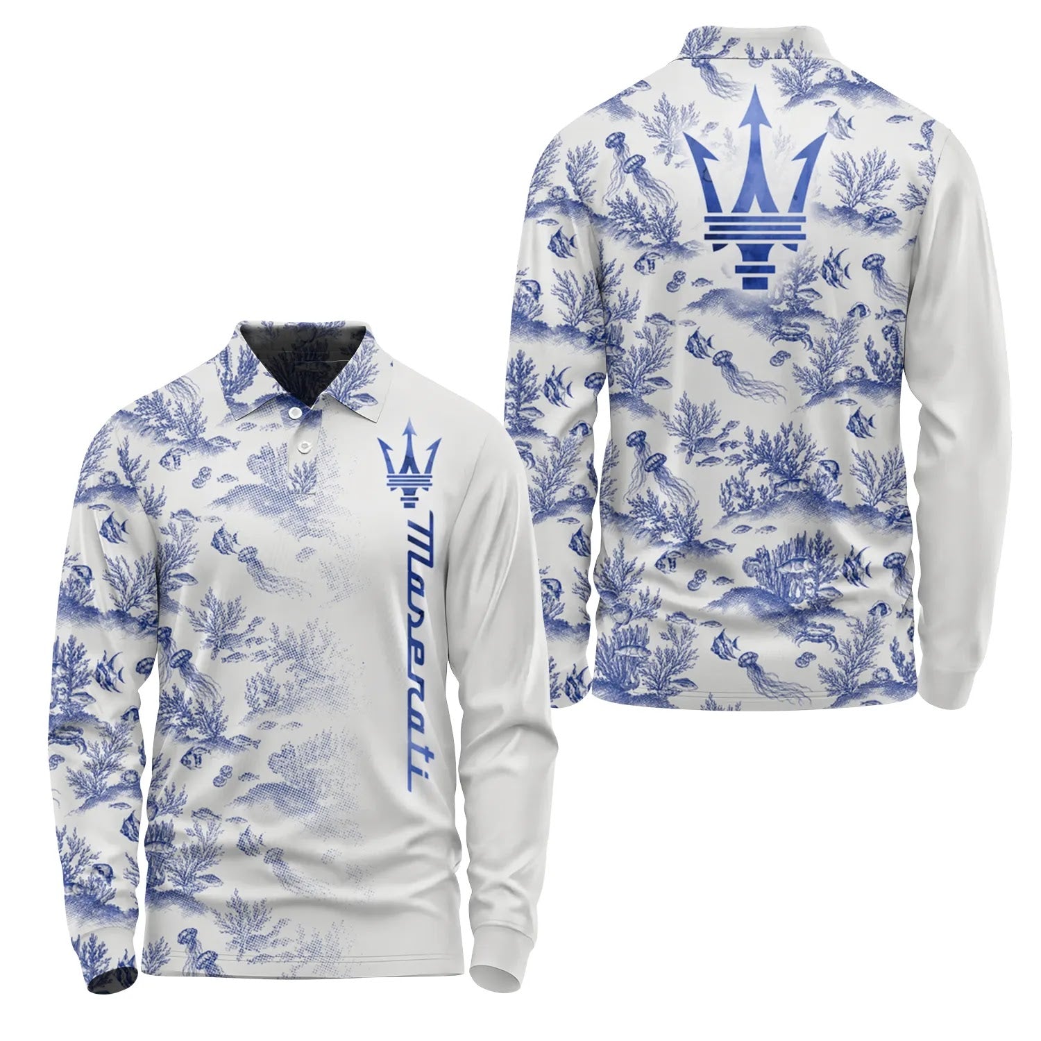 Maserati Long Sleeve Polo SHW009